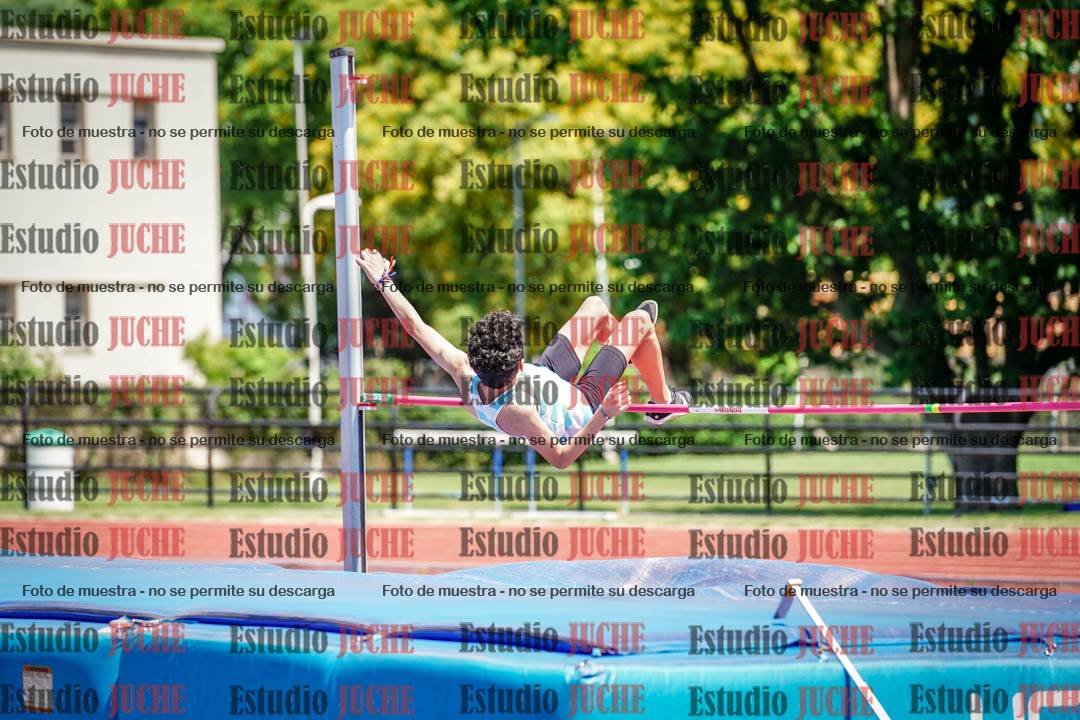 Fotos del salto en alto de varones