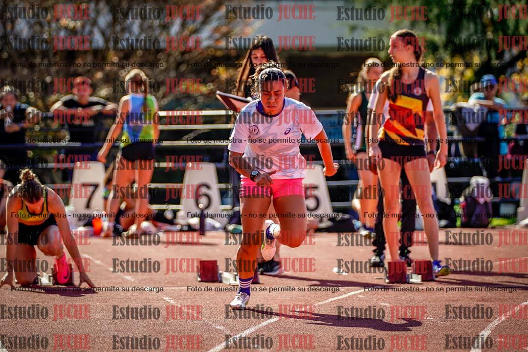 Fotos de los 100 m llanos de mujeres