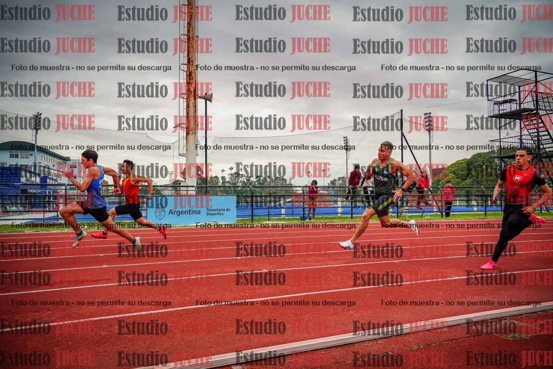 Fotos de los 200 m llanos de varones