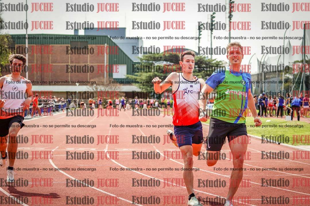 Fotos de los 100 m de varones