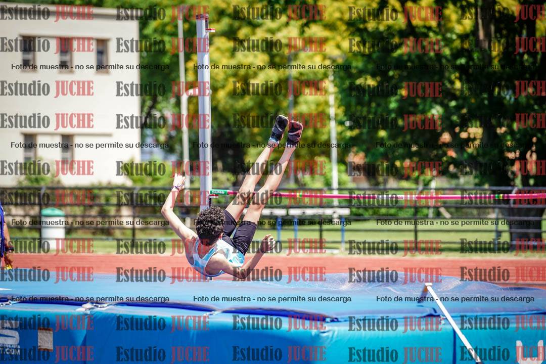 Fotos del salto en alto de varones