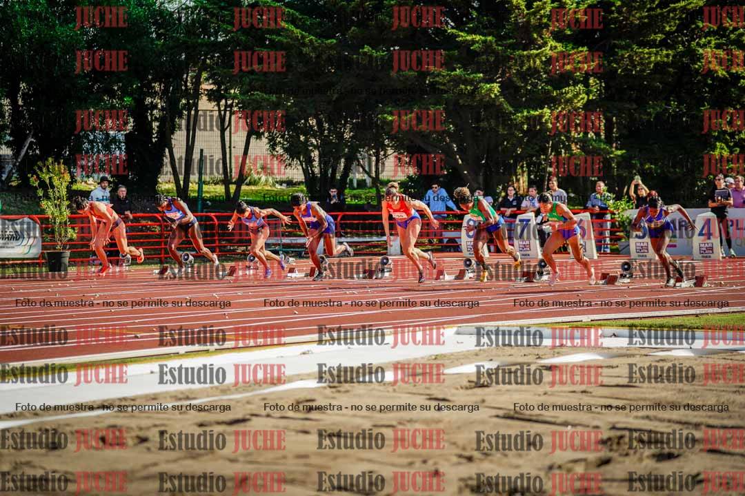 Fotos de los 100 m de mujeres - FINAL