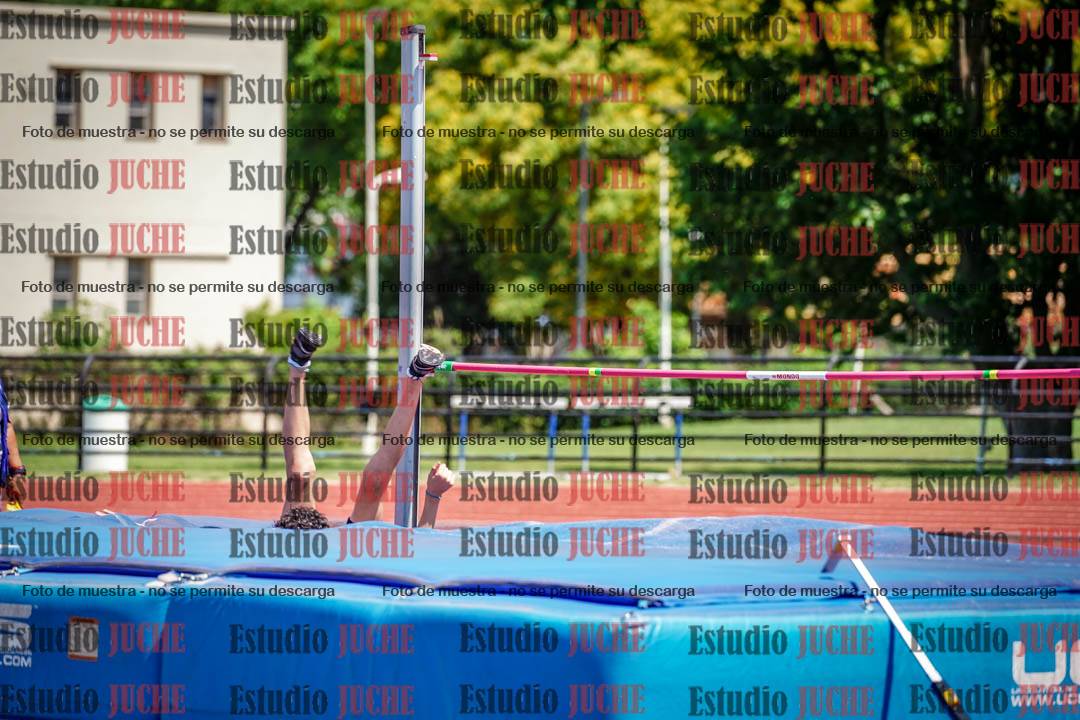 Fotos del salto en alto de varones