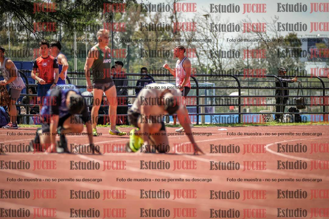 Fotos de los 100 m llanos de varones