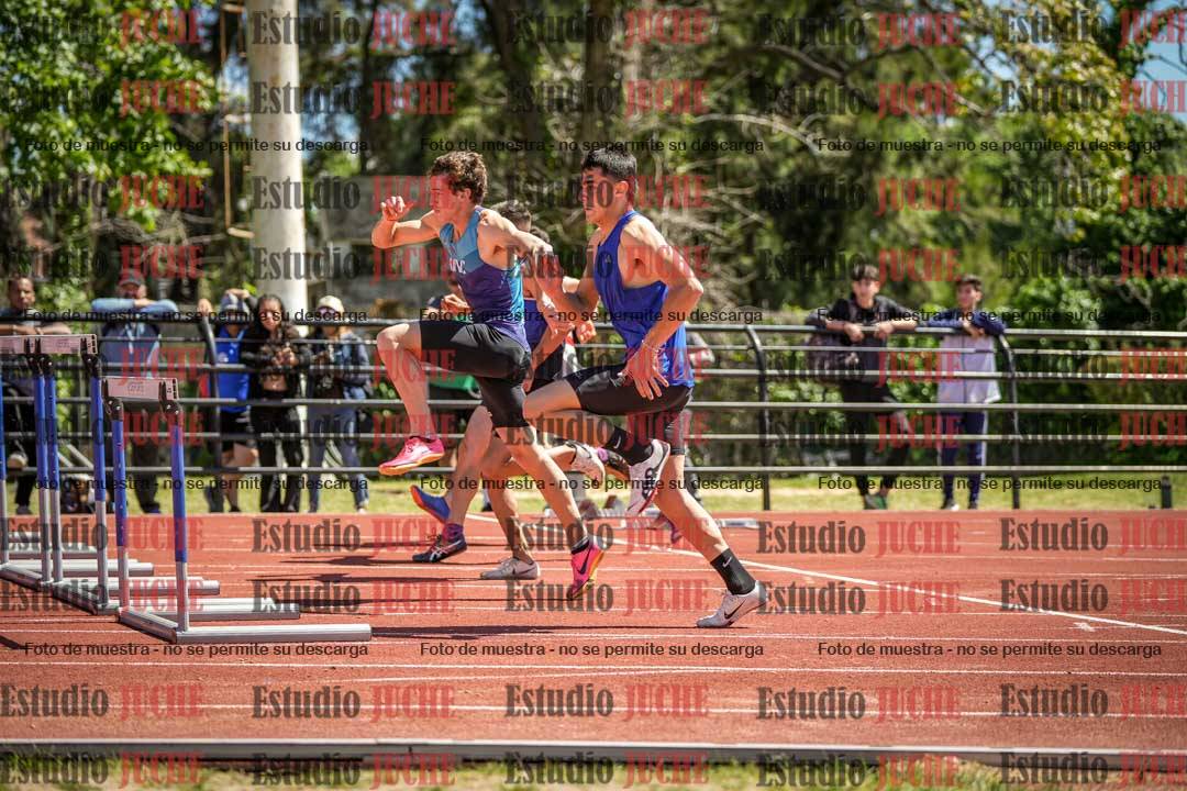 Fotos de los 110 m con vallas de varones