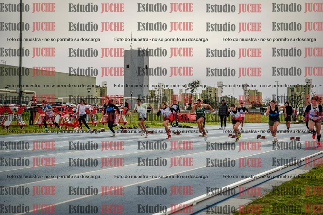 Fotos de los 80 m llanos de mujeres - U14 (FINAL)