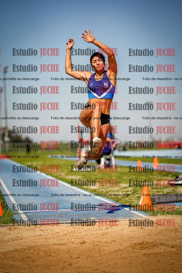 Fotos del salto en largo de mujeres - heptatlón 5