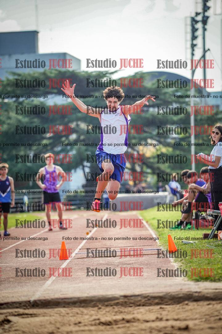 Fotos del salto triple de varones