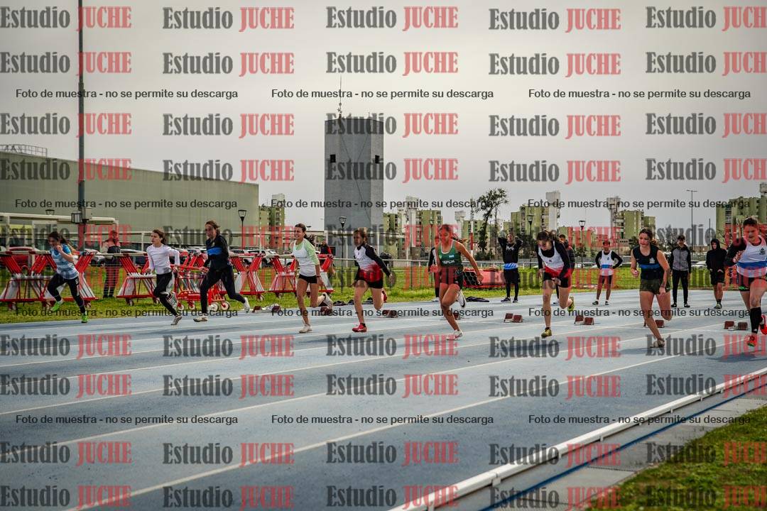 Fotos de los 80 m llanos de mujeres - U14 (FINAL)