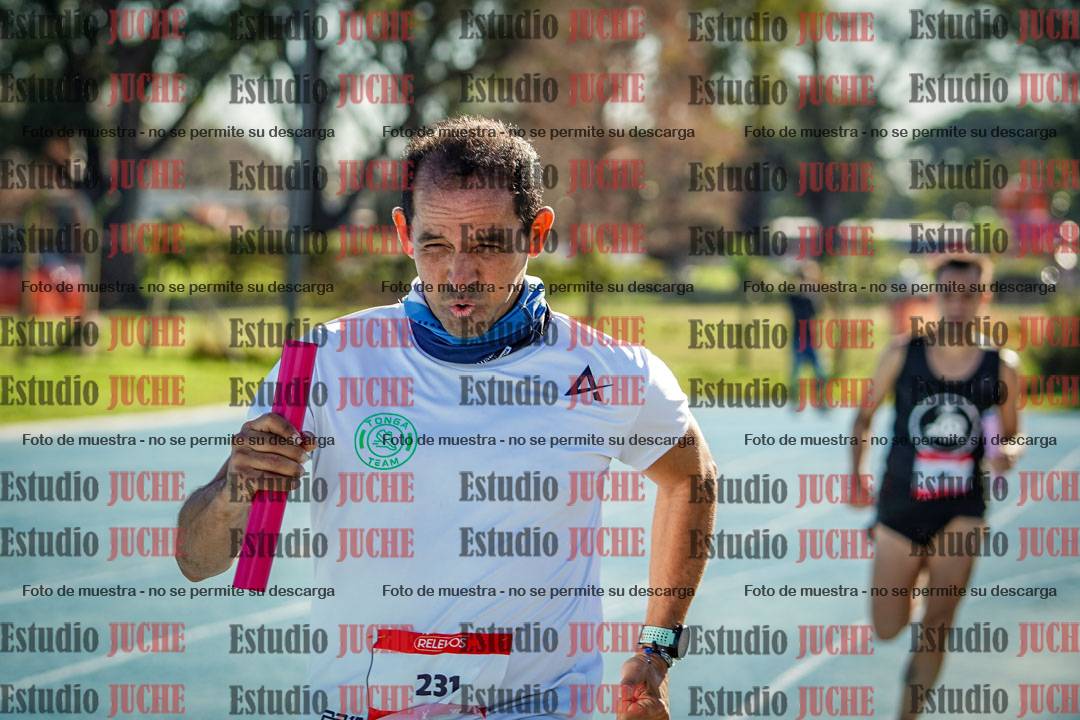 Fotos durante los relevos