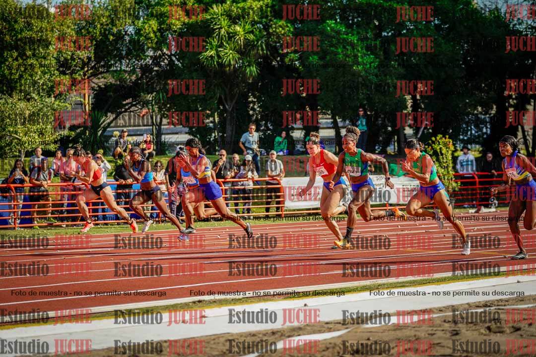 Fotos de los 100 m de mujeres - FINAL
