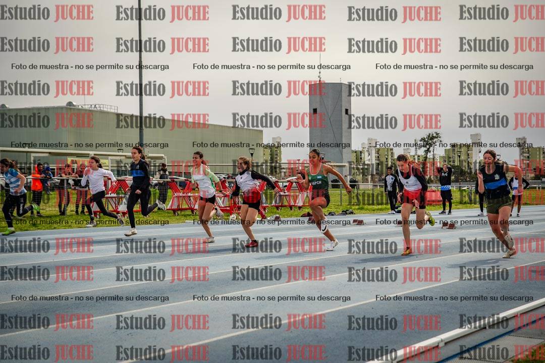 Fotos de los 80 m llanos de mujeres - U14 (FINAL)
