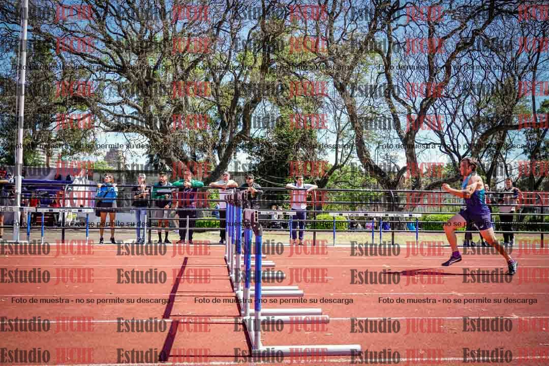 Fotos de los 110 m con vallas de varones