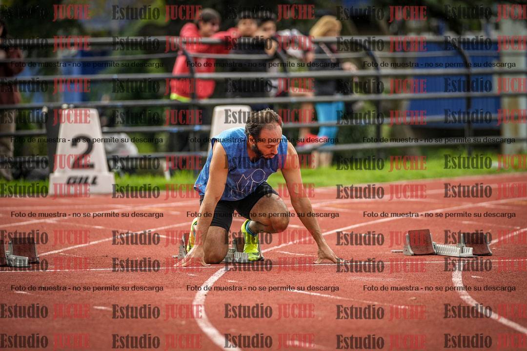 Fotos de los 100 m llanos de varones
