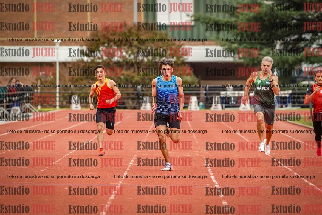 Fotos de los 200 m llanos de varones