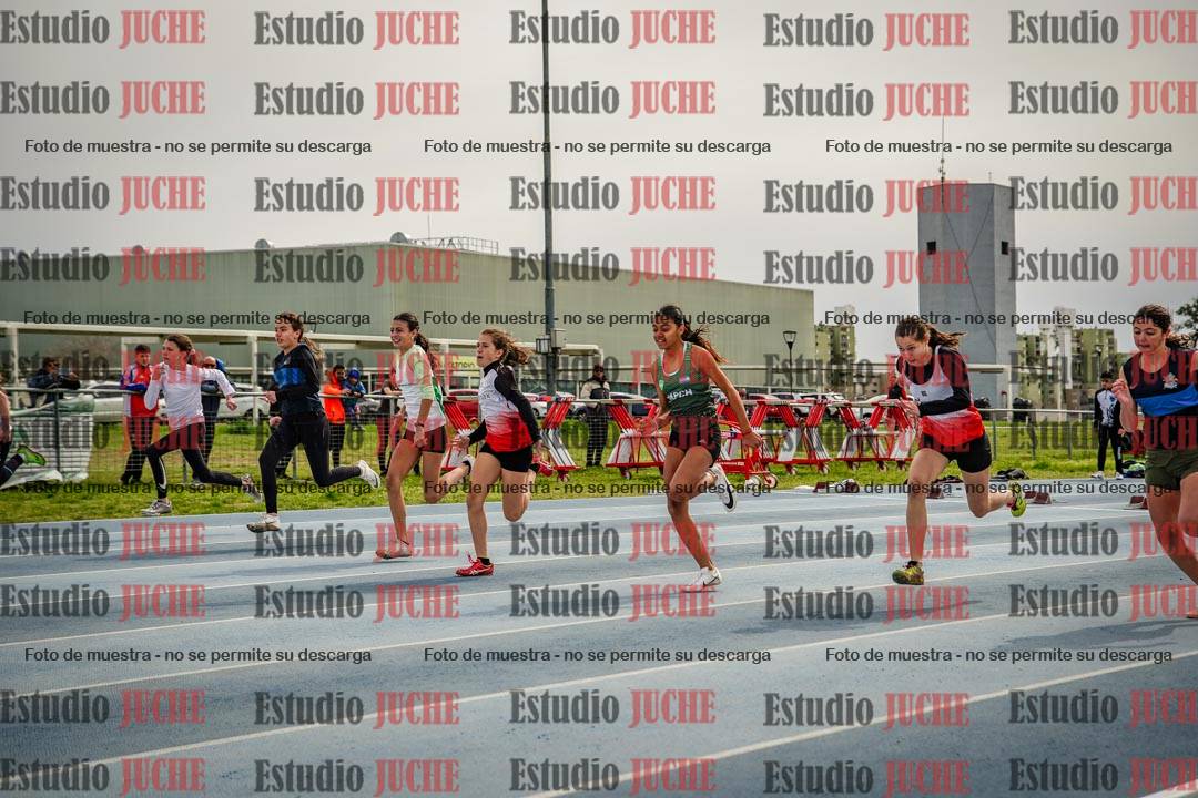 Fotos de los 80 m llanos de mujeres - U14 (FINAL)