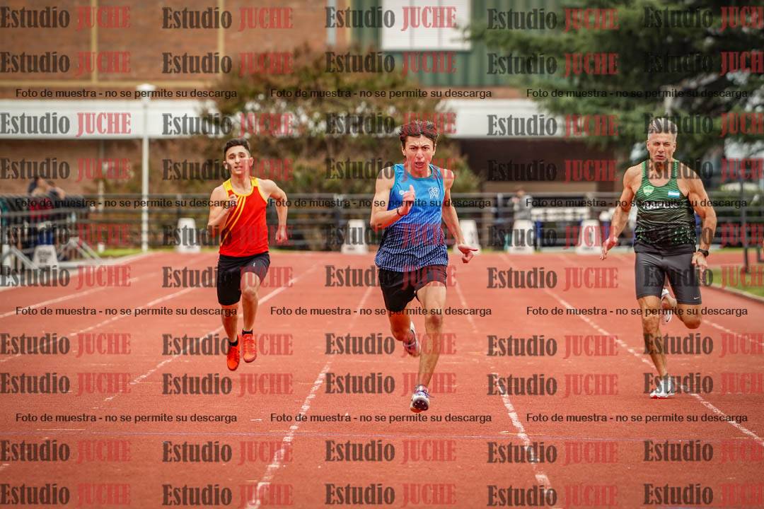 Fotos de los 200 m llanos de varones
