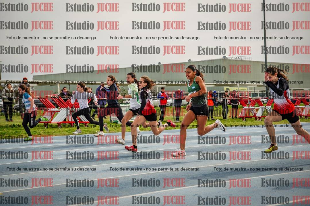 Fotos de los 80 m llanos de mujeres - U14 (FINAL)