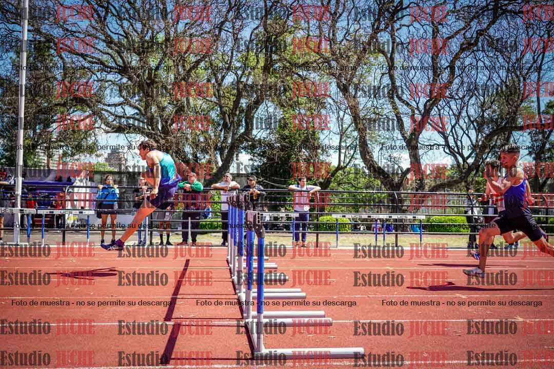 Fotos de los 110 m con vallas de varones