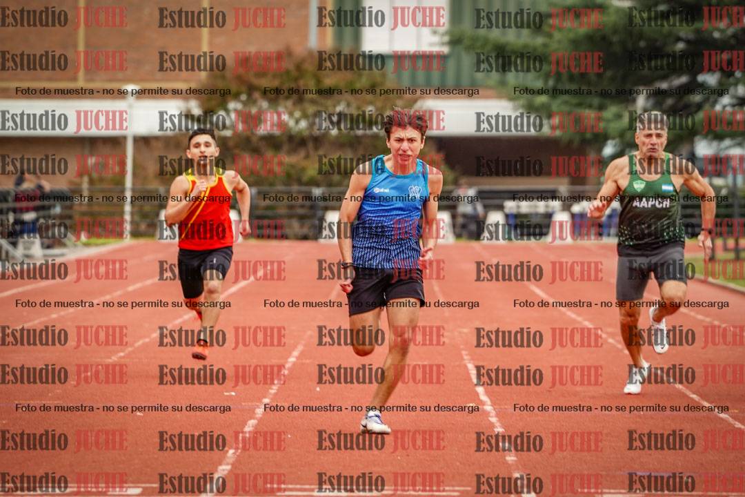 Fotos de los 200 m llanos de varones