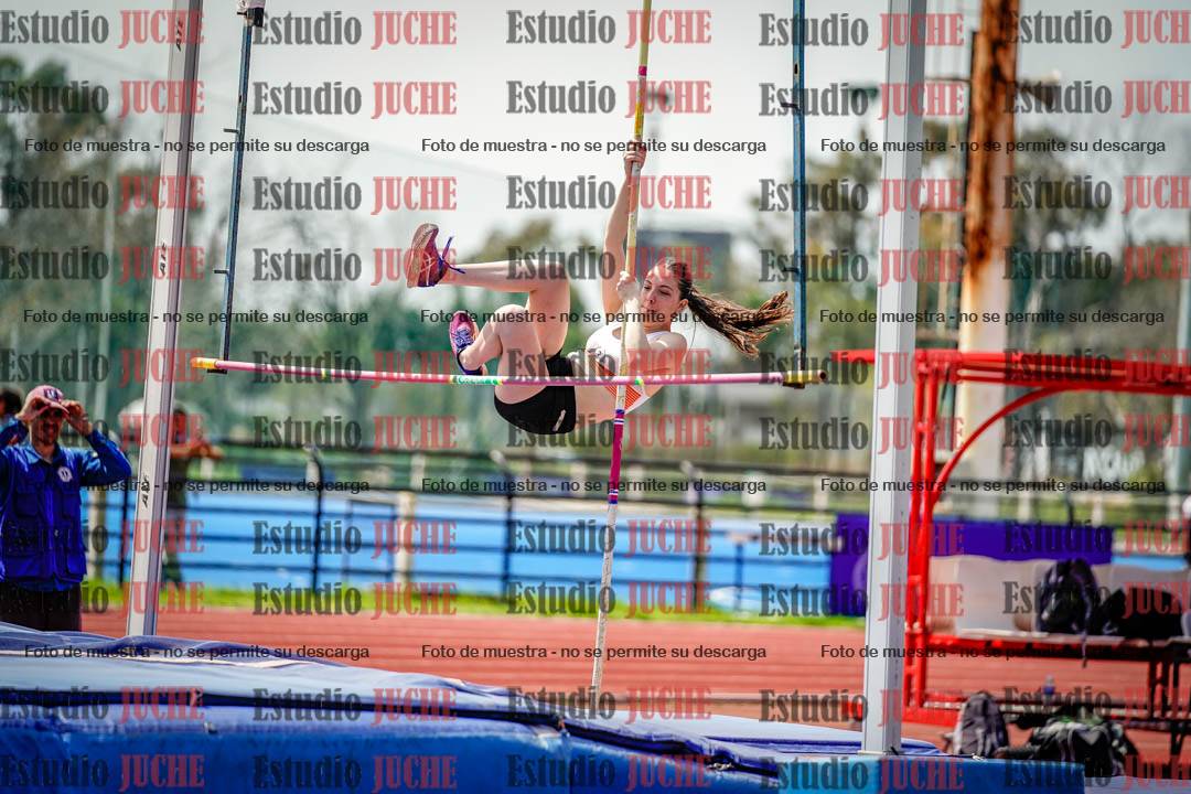 Fotos del salto con garrocha de mujeres y varones