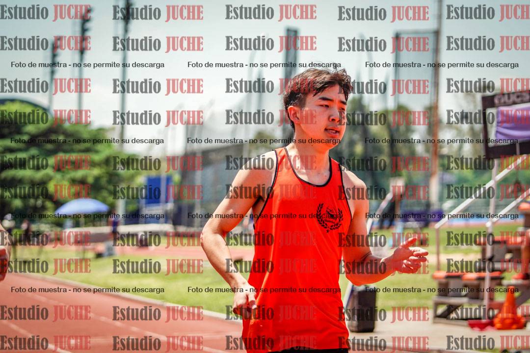 Fotos de los 100 m llanos de varones