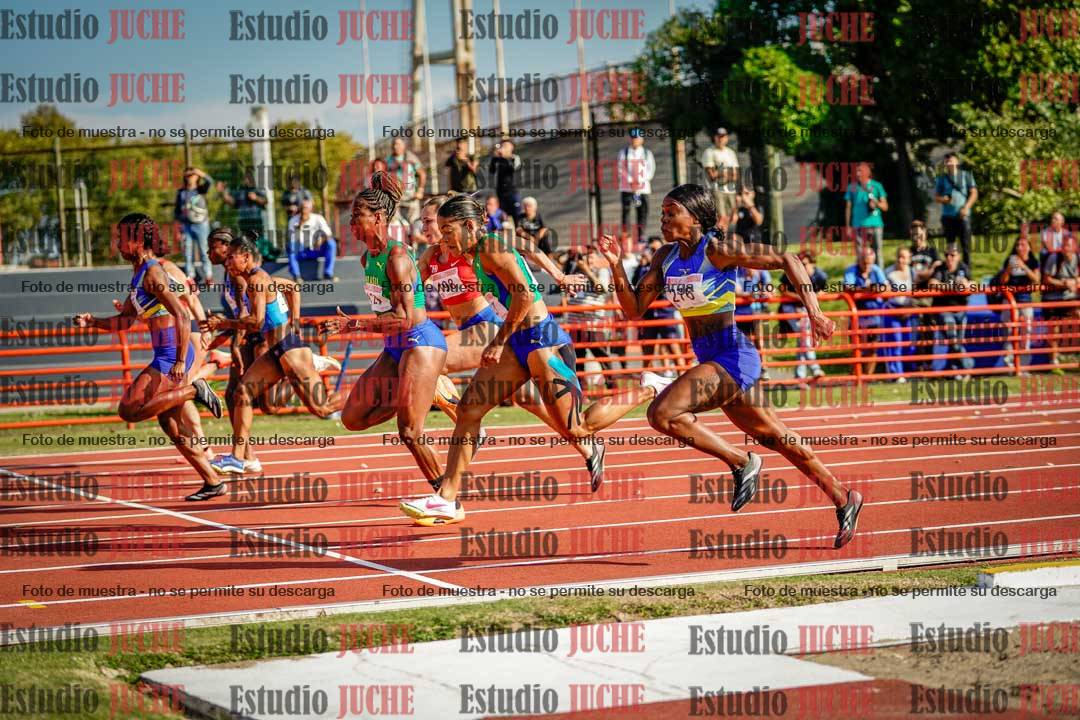 Fotos de los 100 m de mujeres - FINAL