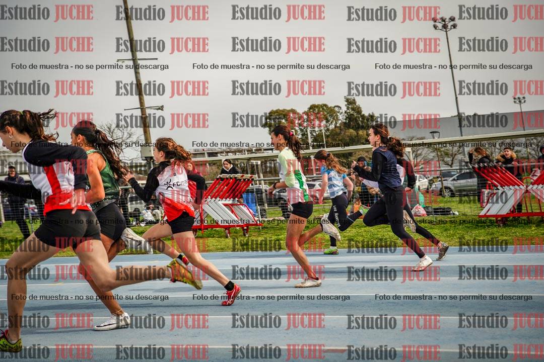 Fotos de los 80 m llanos de mujeres - U14 (FINAL)