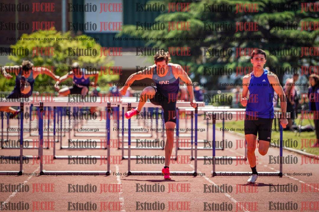Fotos de los 110 m con vallas de varones
