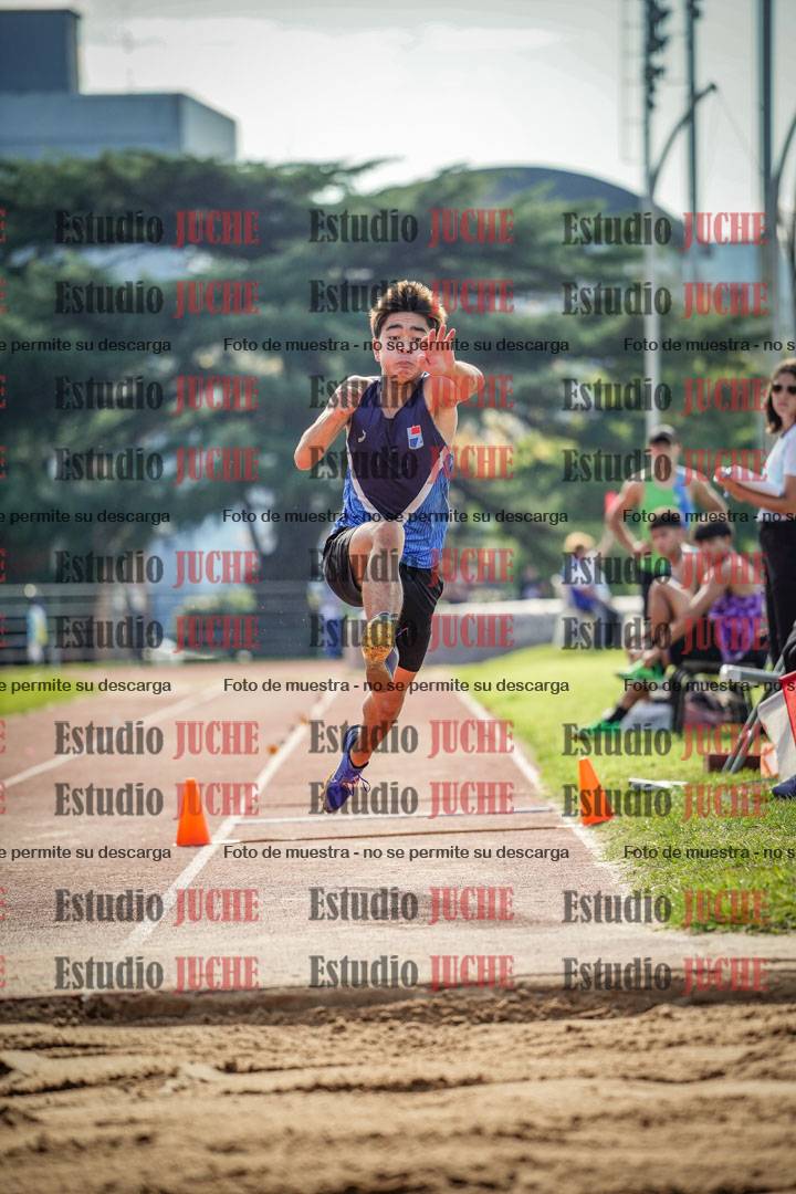 Fotos del salto triple de varones