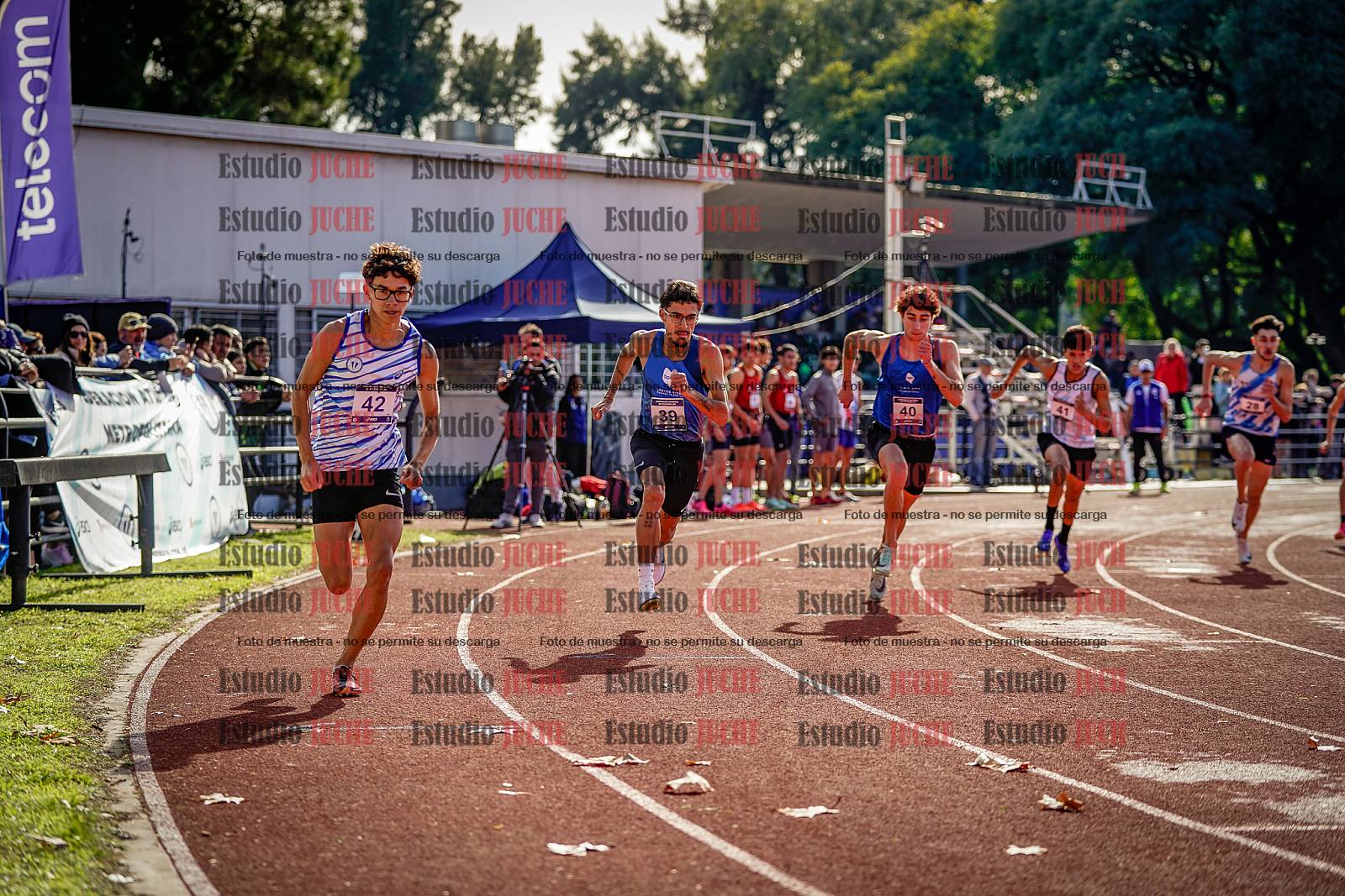 Fotos de los 800 m de varones