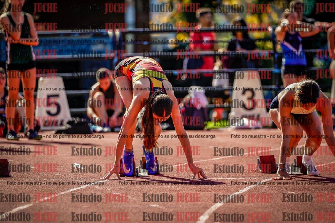 Fotos de los 100 m llanos de mujeres