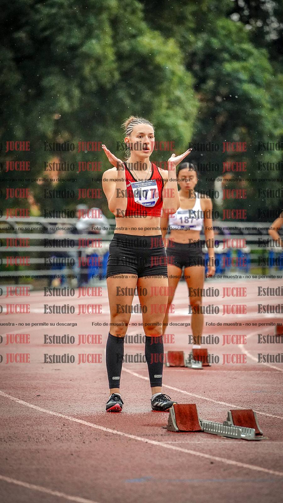 Fotos de los 400 m de mujeres