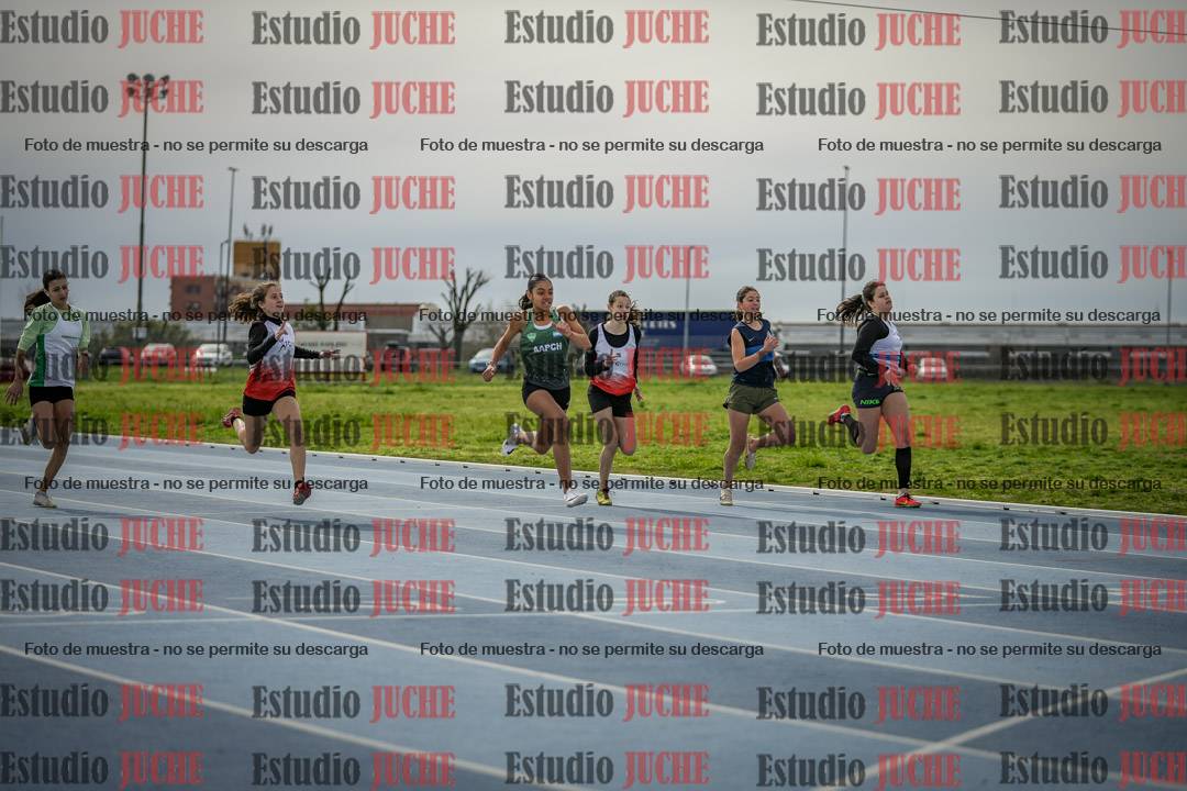 Fotos de los 80 m llanos de mujeres - U14 (FINAL)
