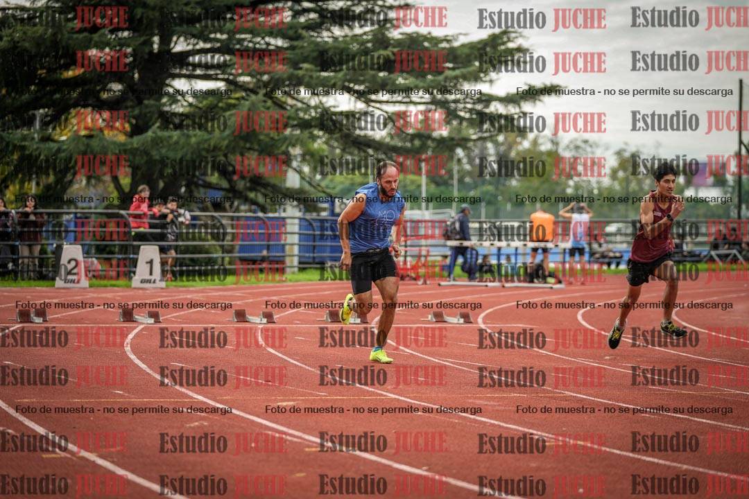 Fotos de los 100 m llanos de varones