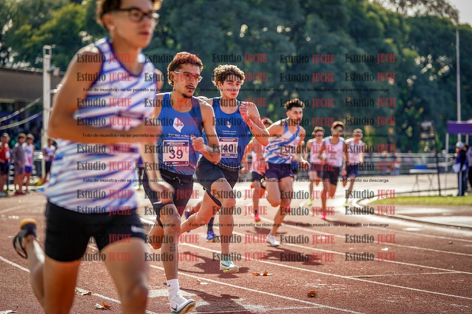 Fotos de los 800 m de varones