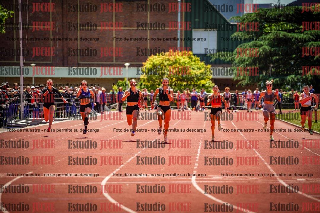 Fotos de los 100 m llanos de mujeres