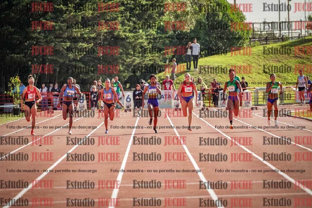 Fotos de los 100 m de mujeres - FINAL