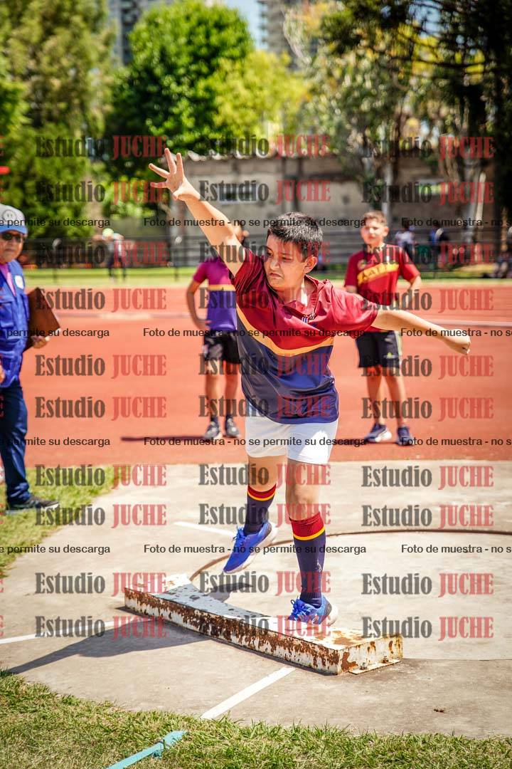 Fotos del lanzamiento de bala de varones