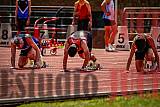 Fotos de los 100 m de varones