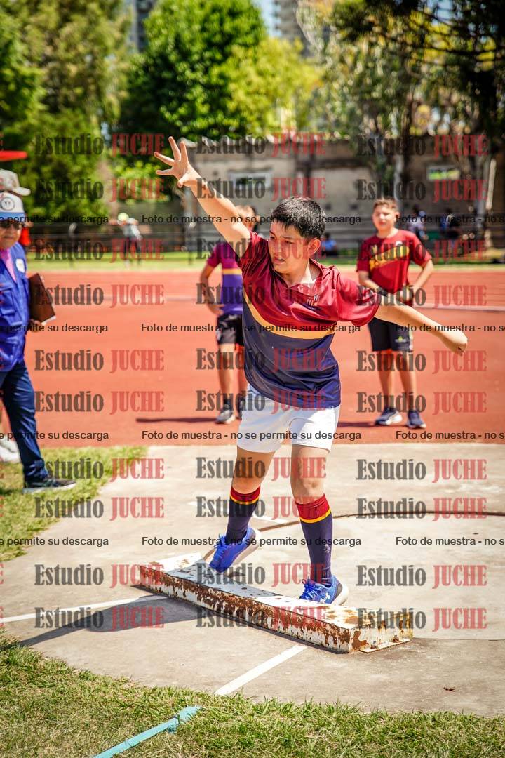 Fotos del lanzamiento de bala de varones