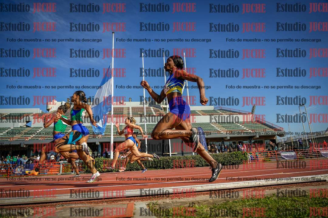 Fotos de los 100 m de mujeres - FINAL