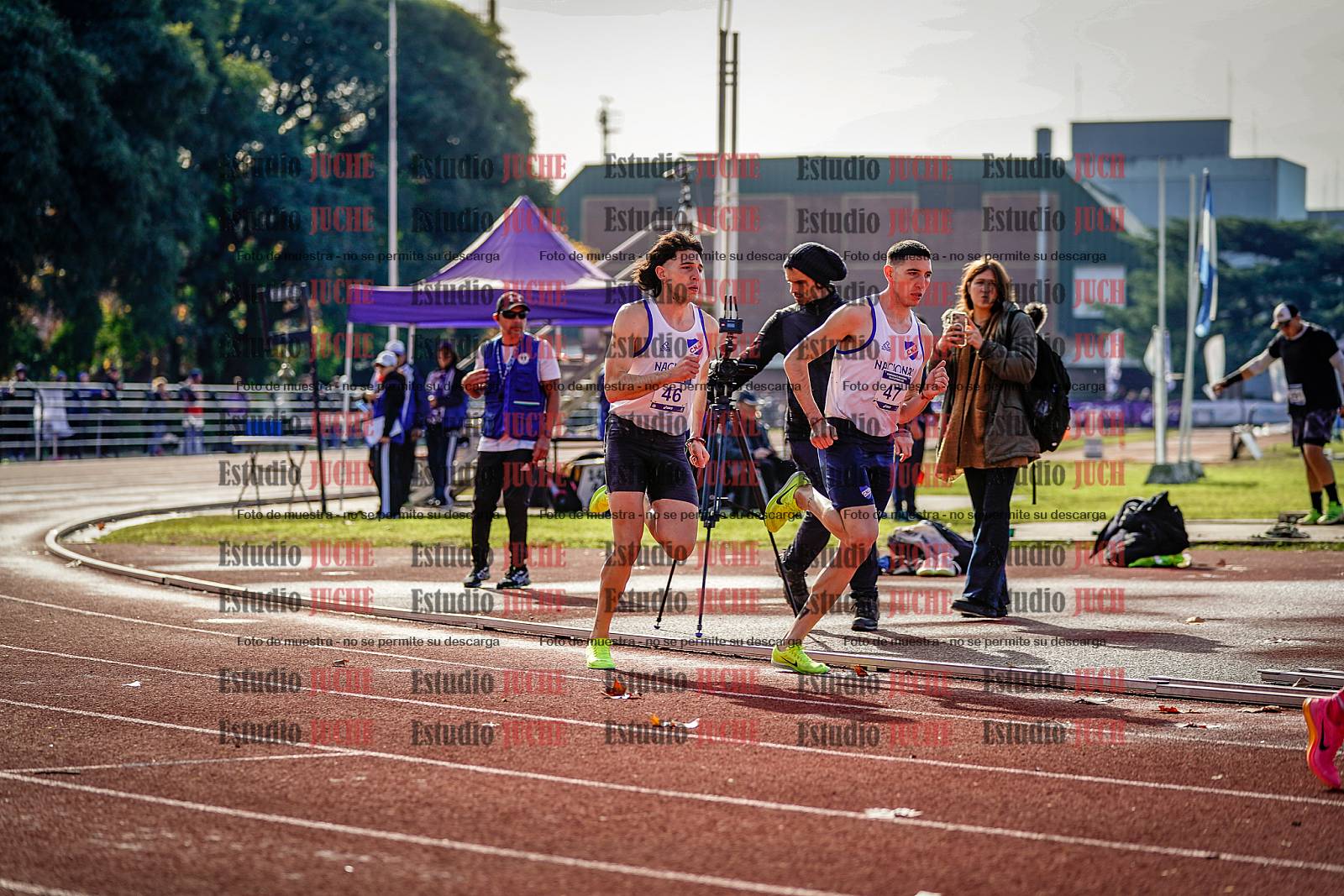 Fotos de los 800 m de varones