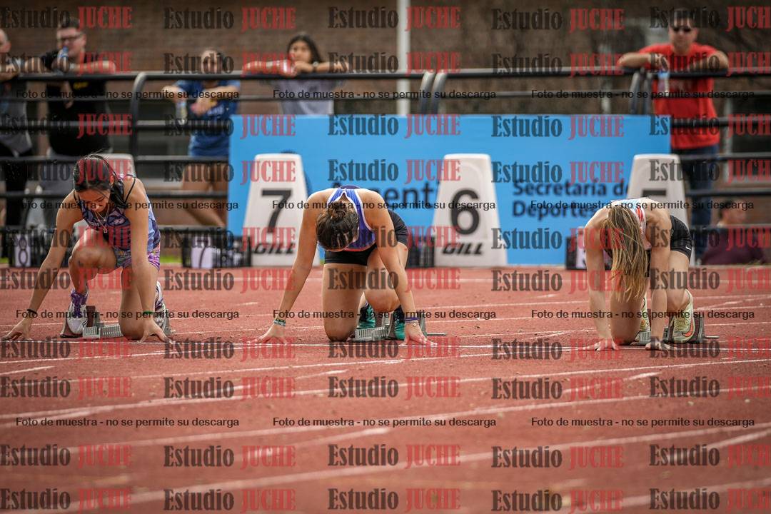 Fotos de los 100 m llanos de mujeres