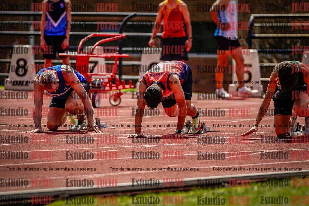 Fotos de los 100 m de varones