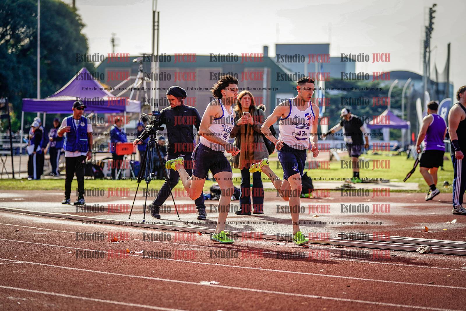 Fotos de los 800 m de varones