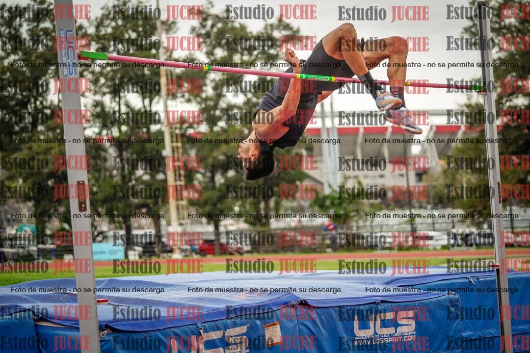 Fotos del salto en alto de varones