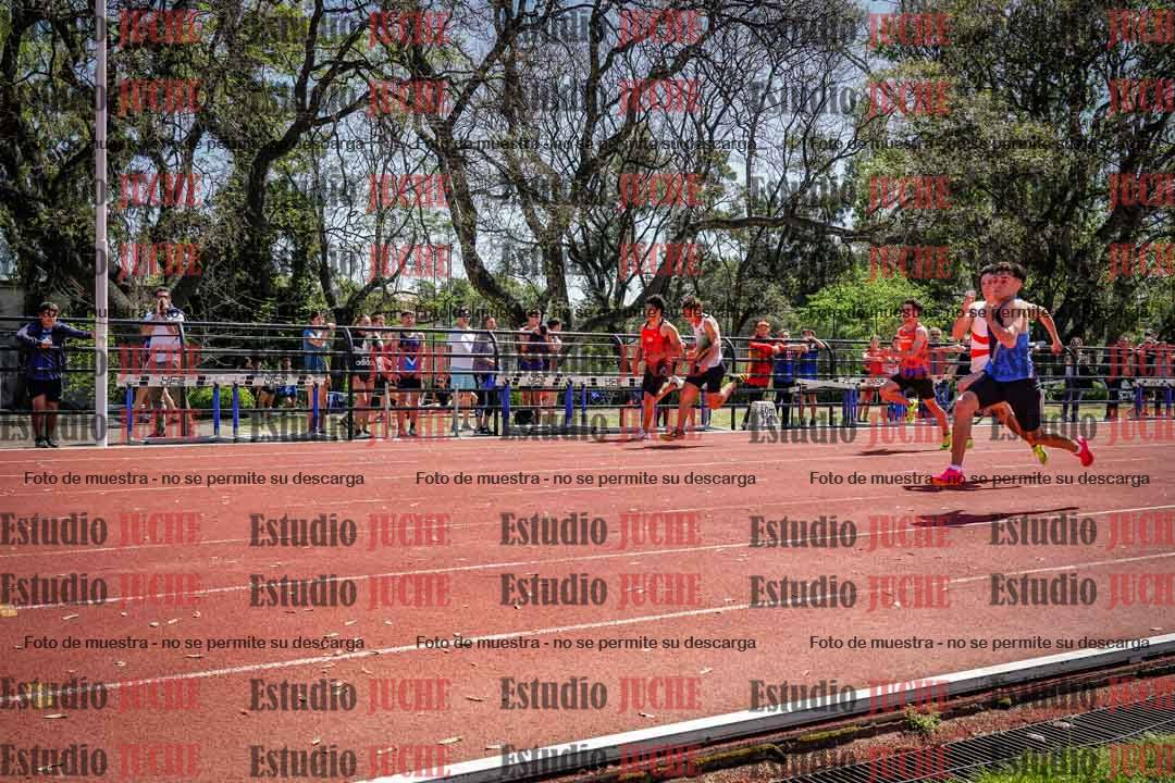 Fotos de los 100 m llanos de varones