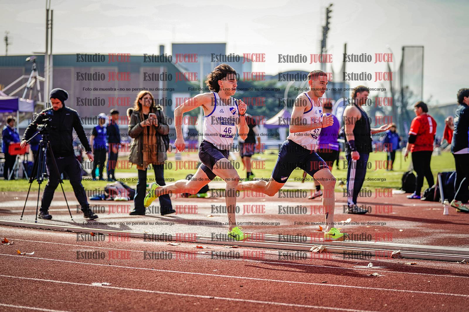 Fotos de los 800 m de varones