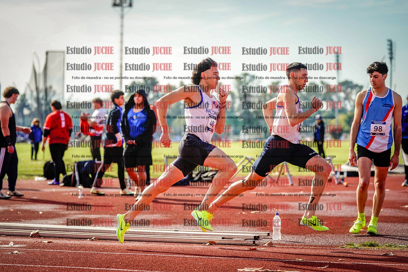 Fotos de los 800 m de varones